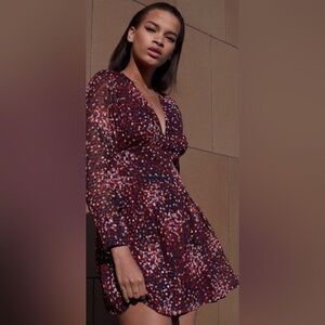 NWT Adorable FiveSeventyFive Barney’s Brand Floral Mini-dress Sz XS